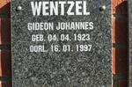 WENTZEL Gideon Johannes 1923-1997