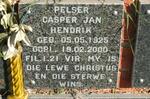 PELSER Casper Jan Hendrik 1925-2000