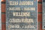 WILLEMSE Elias Jakobus 1925-2003 & Catharina Wilhelmina 1928-2010