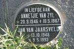 ZYL Annetjie, van 1946-1987 :: VAN JAARSVELD Jan 1948-1993