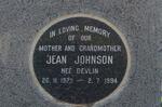 JOHNSON Jean nee DEVLIN 1929-1994