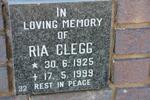 CLEGG Ria 1925-1999