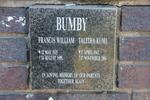 BUMBY Francis William 1935-1995 & Talitha Kumi 1943-2001