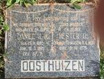 OOSTHUIZEN Daniel J.J. 1882-1965 & Hester C. HOLTZHAUSEN 1890-1979