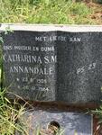 ANNANDALE Catharina S.M. 1905-1984