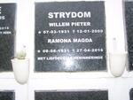 STRYDOM Willem Pieter 1931-2009 & Ramona Magda 1931-2016