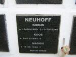 NEUHOFF Koos 1941- & Maggie 1946- :: NEUHOFF Kobus 1969-2015