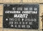 MARITZ Catharina Christina 1945-2016
