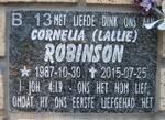 ROBINSON Cornelia 1987-2015