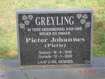 GREYLING Pieter Johannes 1949-2000
