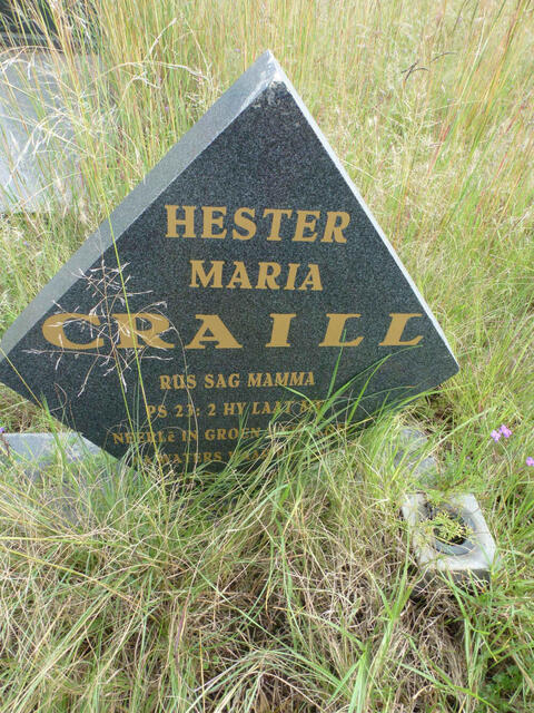 CRAILL Hester Maria