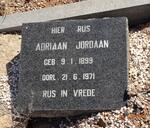 JORDAAN Adriaan 1899-1971