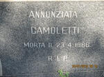 CAMOLETTI Annunziata -1966