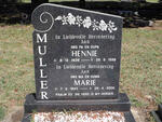 MULLER Hennie 1938-1998 & Marie 1943-2006