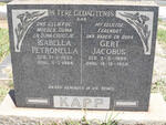 KAPP Gert Jacobus 1889-1959 & Isabella Petronella 1893-1984