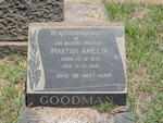 GOODMAN Martha Amelia 1870-1959
