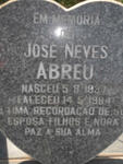 ABREU Jose Neves 1937-1984