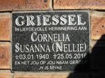 GRIESSEL Cornelia Susanna 1940-2016