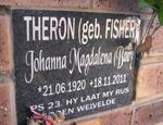 THERON Johanna Magdalena nee FISHER 1920-2011