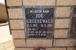 GROENEWALD Joe 1913-2003