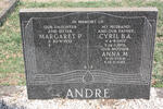 ANDRE Cyril B.A. 1907-1975 & Anna M. 1914-1989 :: ANDRE Margaret P. 1932-