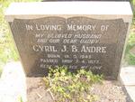 ANDRE Cyril J.B. 1945-1977