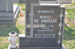 ANDRADE Manuel, de 1909-1990