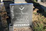 OPPERMAN Diedrick J. 1939-1980