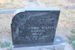 HARMSE Anna Maria nee WEBER 1929-1979