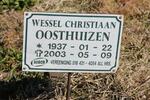 OOSTHUIZEN Wessel Christiaan 1937-2003