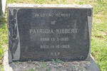 HIBBERT Patricia 1930-1968