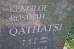 QATHATSI Keneiloe Rosinah 1920-1999