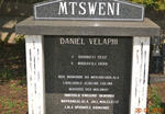 MTSWENI Daniël Velaphi 1932-1999