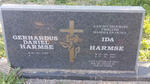 HARMSE Gerhardus Daniel 1945- & Ida 1947-2007
