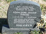 HALGRYN Geraldine Julian 1944-2000
