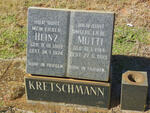 KRETSCHMANN Heinz 1909-1974 & Mutti 1914-1999