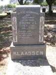 KLAASSEN Barend J.L. 1913-1957