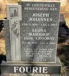 FOURIE Joseph Johannes 1926-2013 & Leona Marjorie CROOKS 1929-2005