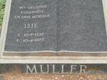 MULLER Isie 1926-1977