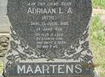 MAARTENS Adriaan L.A. -1958