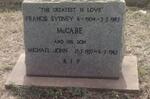 McCABE Francis Sydney 1904-1985 :: McCABE Michael John 1937-1963