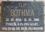 BOTHMA Flip 1958-2010
