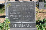 VERMAAK Johannes Cornelius 1903-1979 & Anna Magdalena Margaretha WIID 1909-1975
