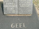 GEEL Daniel Theodorus Elias 1912-1983