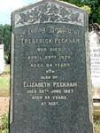 PECKHAM Frederick -1920 & Elizabeth -1927