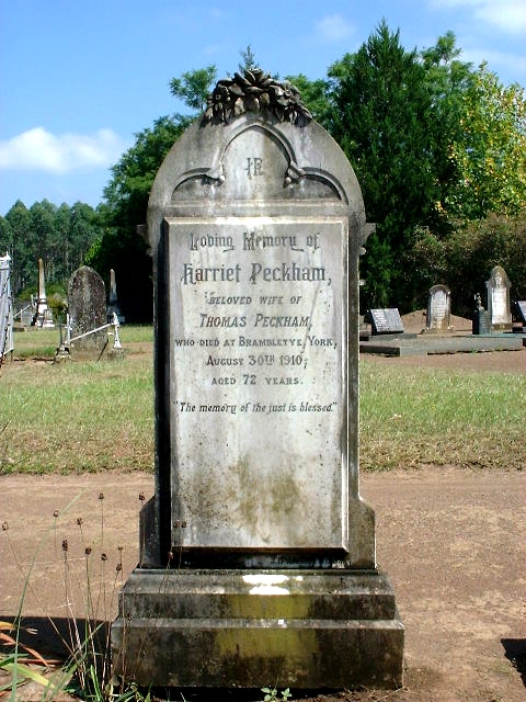 PECKHAM Harriet -1910