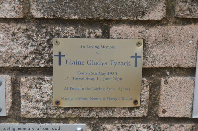 TYZAK Elaine Gladys 1930-2006