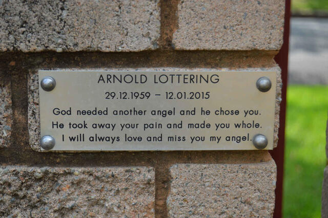 LOTTERING Arnold 1959-2015