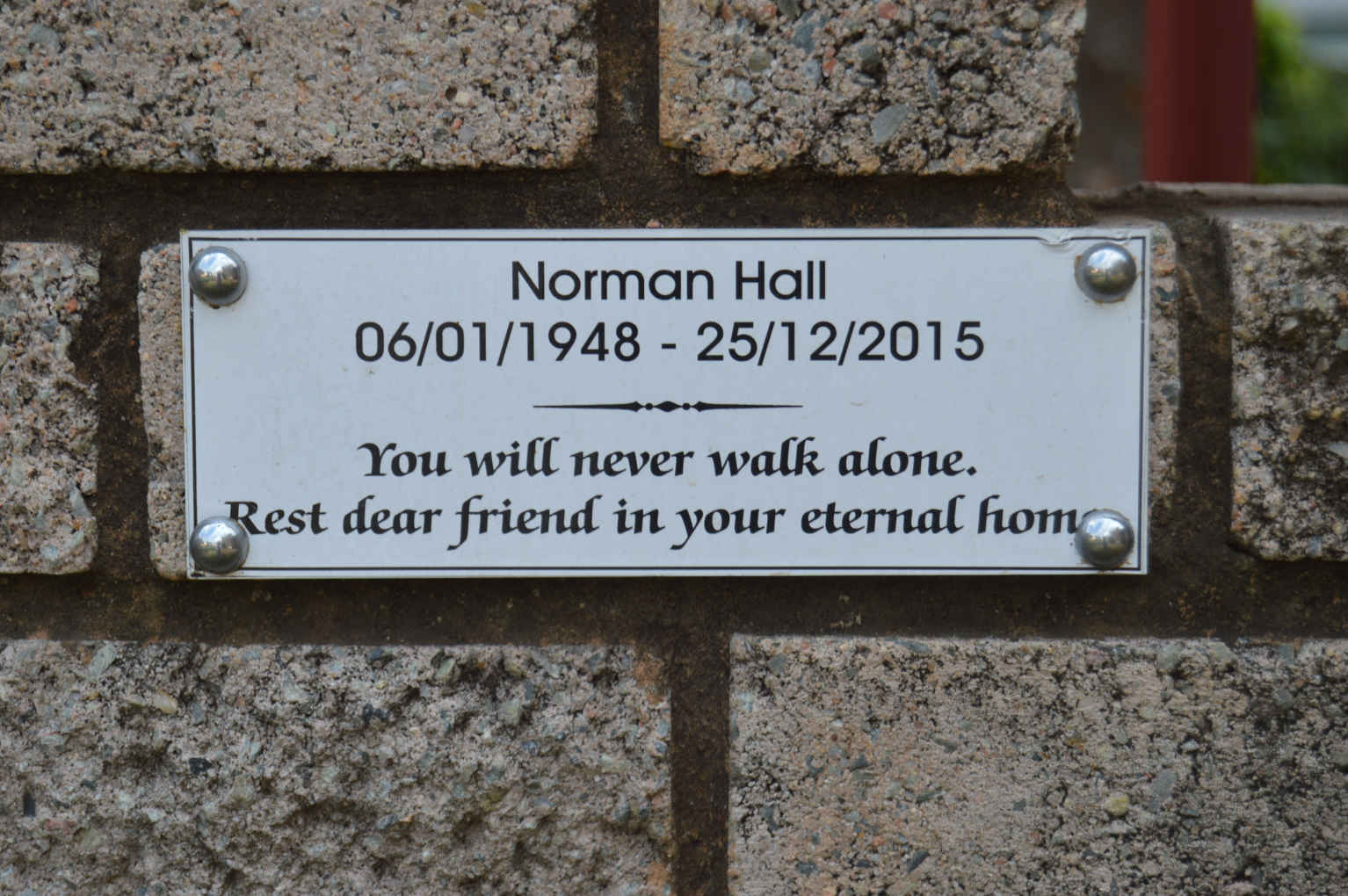 HALL Norman 1948-2015