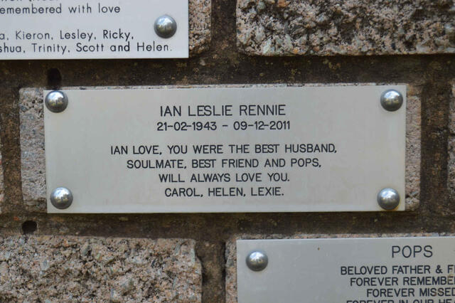RENNIE Ian Leslie 1943-2011